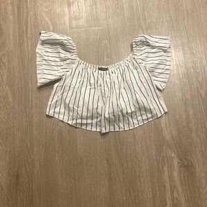 Striped Crop Top